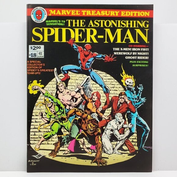 Astonishing Spider-Man Marvel Treasury Edition 1978 Collector's Large TPB Unread - Picture 1 of 8